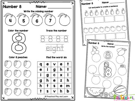 Trace Number 8 Worksheet For Free For Kids Worksheets Library