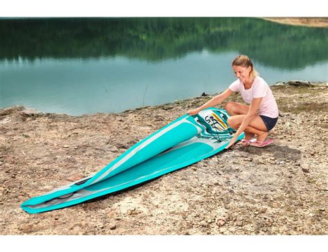 Надувная доска для SUP-бординга Bestway Aqua Glider TravelTech Set, 320 ...