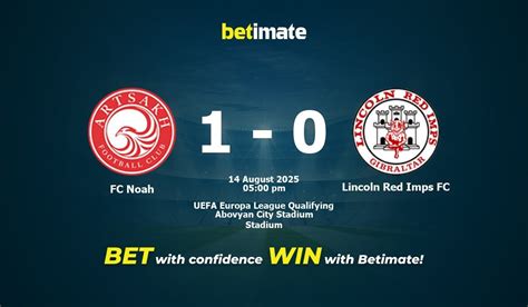 Estatísticas De Fc Noah X Lincoln Red Imps - FC Noah vs Lincoln Red Imps FC Prediction, Odds & Betting Tips 08/14/2025