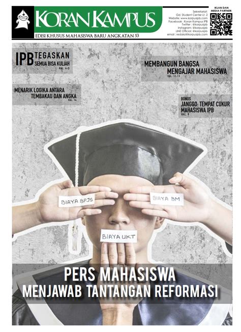 Tabloid Edisi Khusus Mahasiswa Baru 53 KORAN KAMPUS IPB