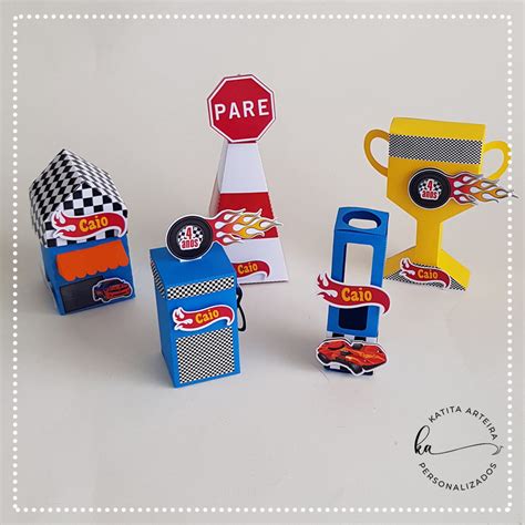 Caixinhas Personalizadas Hot Wheels Elo Produtos Especiais