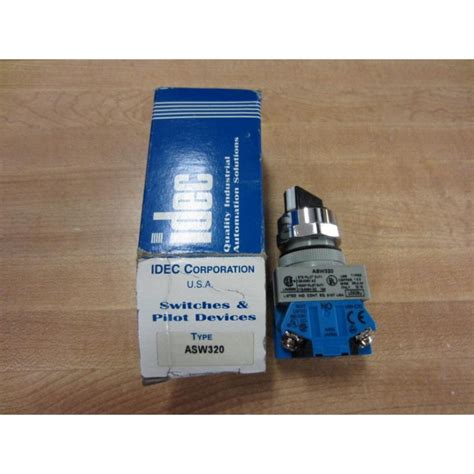 Idec ASW320 Selector Switch 3 Pos 22mm 2NO Mara Industrial