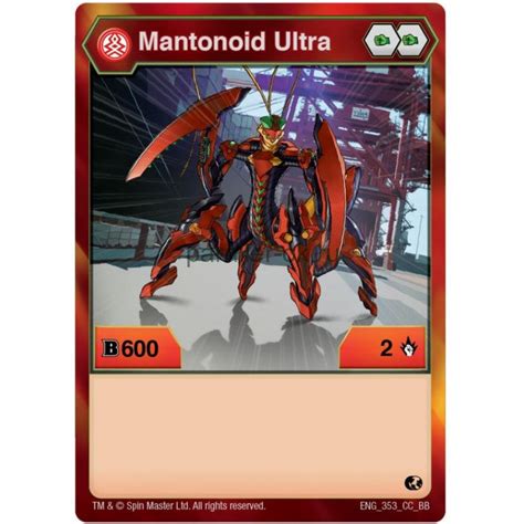 Фигурка-трансформер Бакуган Богомол Мантаноид Ультра (Bakugan Mantonoid ...