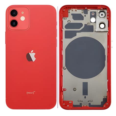 Châssis Vide iPhone 12 Rouge Origine Demonté Grade A