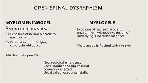 radiological imaging  cases  spinal dysraphism pptx