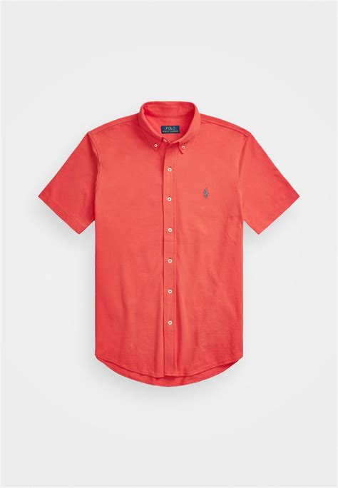 Polo Ralph Lauren Featherweight Mesh Shirt Overhemd Red Reef Rood