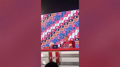 Selección Peruana El Chemo Del Solar En Hablando Sobre La Seleccion Sub 23 En Rueda Prensa