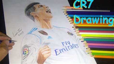 Desenho Do Cr7 Real Madrid - CRISTIANO RONALDO - CR7 DO REAL MADRID CAPA DA FIFA 2018 - speed ...