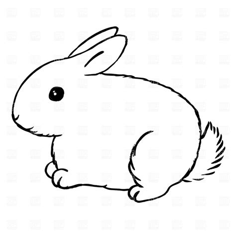 Rabbit Images Clip Art Black And White Clip Art Library