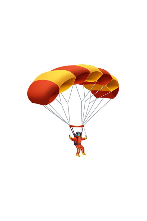 🪂 Parachute Emoji in 2023 | Emoji, Parachute, Apple emojis