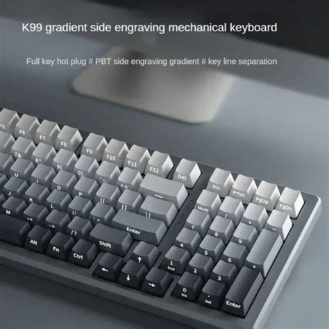 Furycube ZT99 GASKET Mechanical RGB Backlight Hot Swap Gaming Keyboard FR4 Plate Vibe Gaming