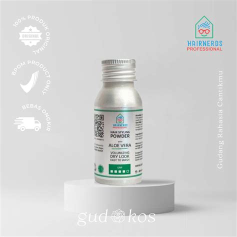 jual hairnerds professional hair styling powder bubuk bedak powder