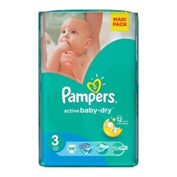 ПАМПЕРС Актив бебе N3 4-9 кг x 68 броя • Цена | Аптеки Витания