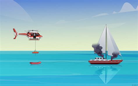 Helicopter Rescue From Small Boats | Seably