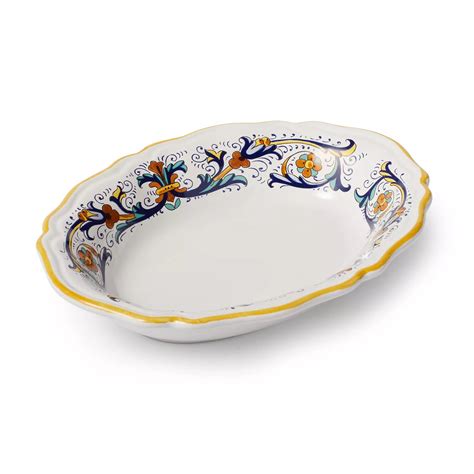 Sur La Table Nova Deruta Baroque Oval Bowl Sur La Table