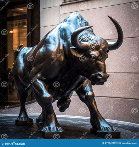 Charging Bull Bronze Sculpture by Italian Artist Arturo Di Modica