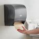 Lavex Translucent Black Automatic Paper Towel Dispenser With Motion Sensor