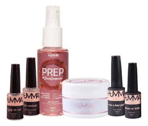 Gel 28g Nude Pink Clear Shimmer Soft Blindagem Prep Humma Parcelamento Sem Juros