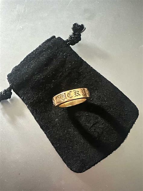 Chrome Hearts Chrome Hearts 22k Gold Fuck You Spacer Gem