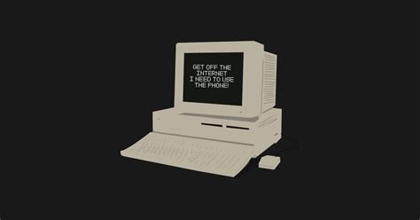 90s Desktop Computer Dial Up Internet 90s Nostalgia T Shirt Teepublic