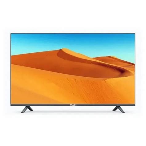 Black Wall Mount Inch Smart Led Tv Metallic Gray Finish At Rs