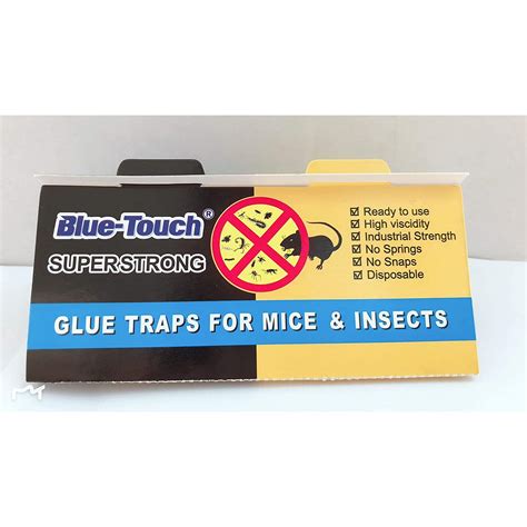 18 Blue-PP Mouse Glue Traps, Professional Sticky Glue Traps/Boards for ...