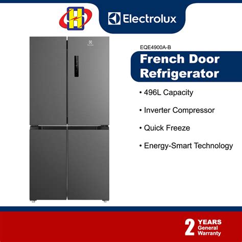 Electrolux French Door Refrigerator L Inverter Compressor Quick