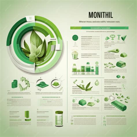 Premium Photo | Infographic Inspiration Poster herbal menthol herb tree