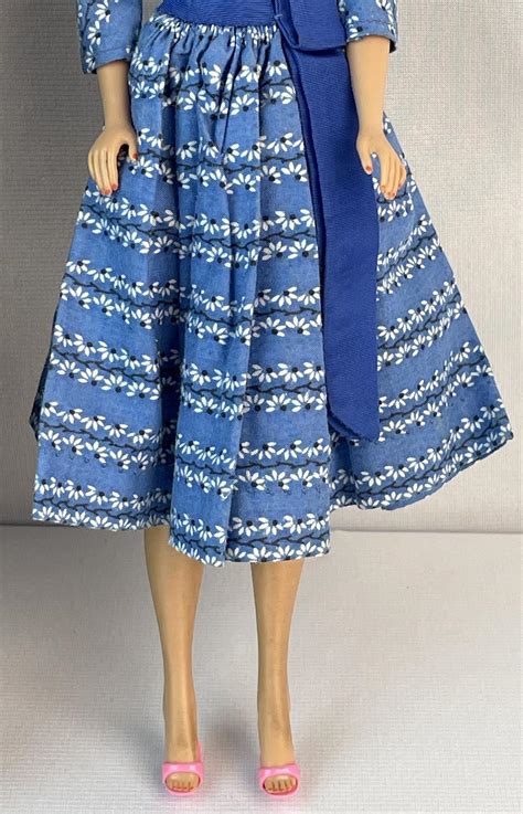 Lot Vintage S Mattel Blonde Ponytail Barbie Doll W Blue Dress Let S Dance Outfit