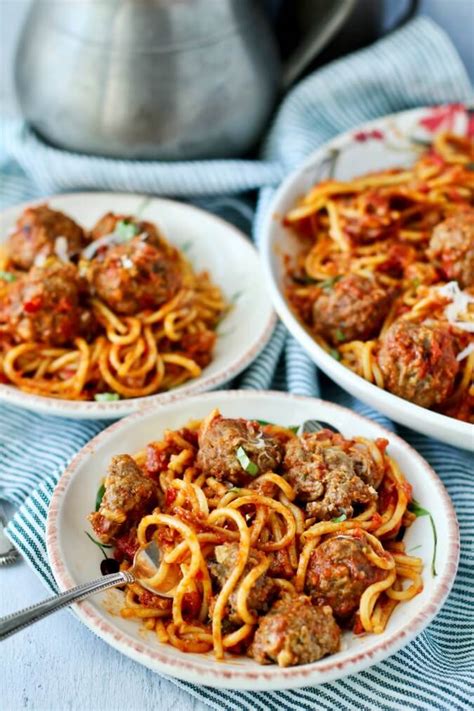 Instant Pot Spaghetti And Meatballs Karen S Kitchen Stories