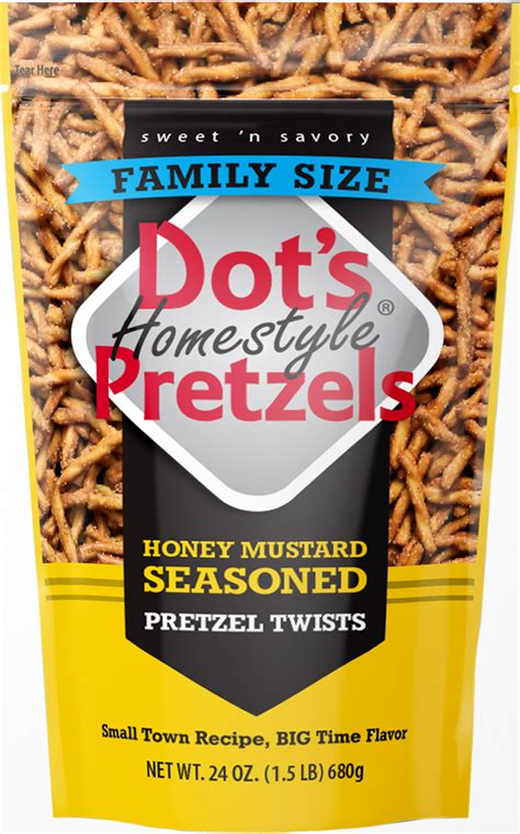 Dot S Homestyle Pretzels Honey Mustard Seasoned Pretz