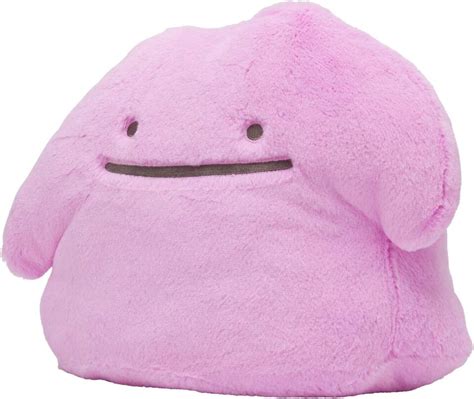 Pokemon Center Original Ditto Plush Doll Fluffy Hug Fuwa Fuwa Comfy 14