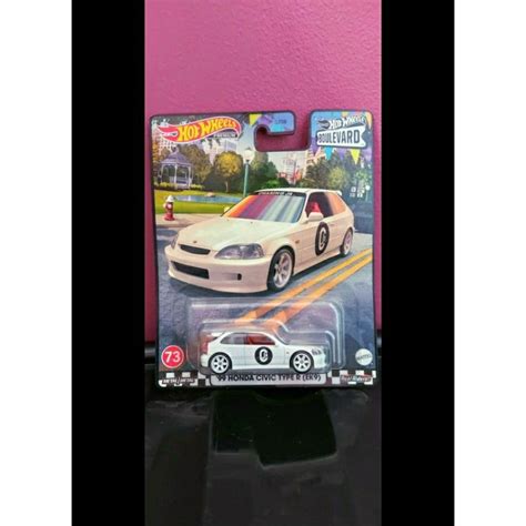 Hot Wheels Honda Civic Type R Ek Premium Shopee Philippines