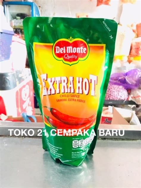 Jual Delmonte Extra Hot Chilli Sauce Refill KG Saus Delmonte KG G Shopee Indonesia