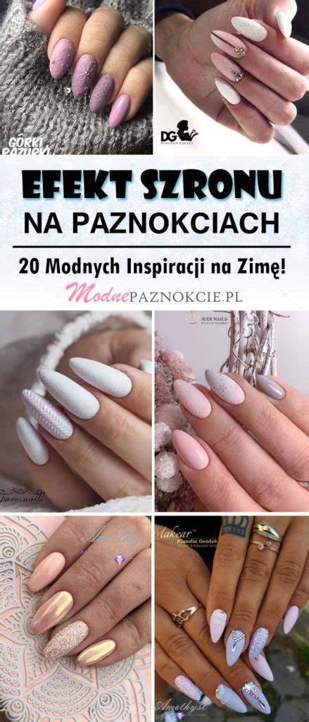 Efekt Szronu Na Paznokciach Top Najpi Kniejszych Inspiracji Na Zim