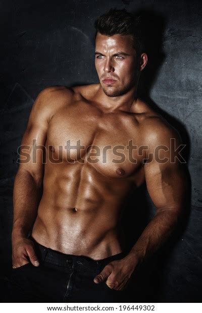 Sexy Fashion Portrait Hot Male Model Stock Photo 196449302 Shutterstock