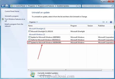 How To Rollback A Patch Using Sccm Uninstall Windows Update Using