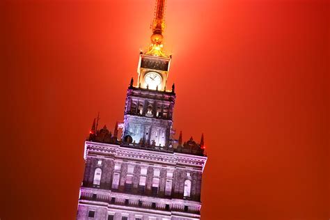 Warsaw, Poland, 2022 - The Palace of Culture and Science, Warsaw