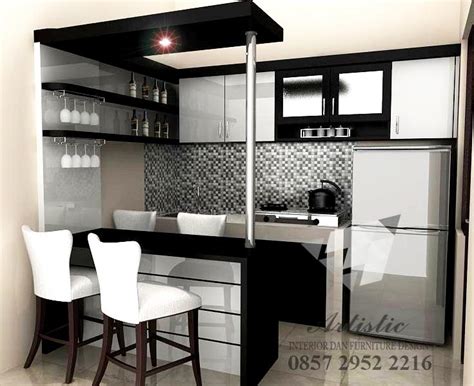 Detail Desain Kitchen Set Mini Bar Koleksi Nomer