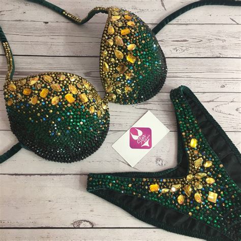 Bikini Fitnessbikini Competition IFBB Fitnessbikini Swimsuit Etsy UK