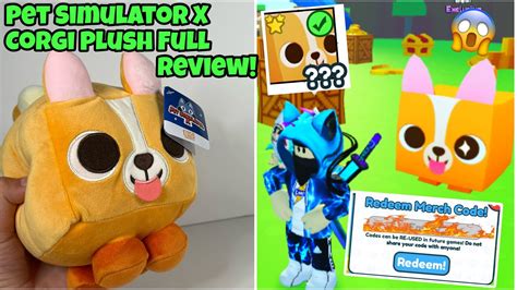 Roblox Pet Simulator X Corgi Plush Full Review With Code Youtube