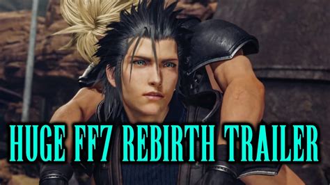 Huge New FFVII Rebirth Trailer Release Date Let S Talk About It