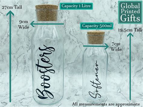 Personalised Glass Laundry Storage Containers With Vinyl Decal Mrs Hinch Inspired Home