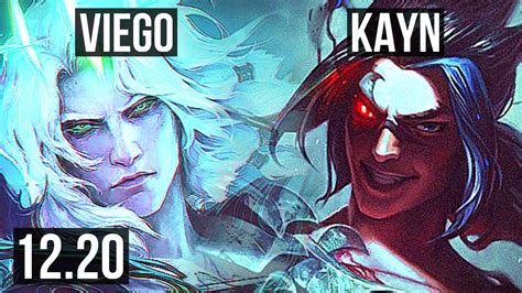 Viego Vs Kayn Jng 12 1 11 Legendary 400 Games Euw Master 12