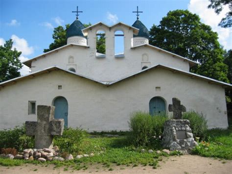 pskov city    ancient churches location  present