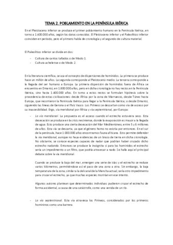 Apuntesprehistoria De La Peninsula Iberica Pdf