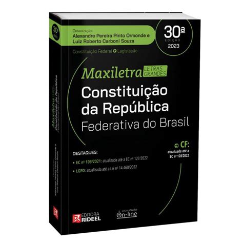 Constituição da República Federativa do Brasil Coleção Maxiletra