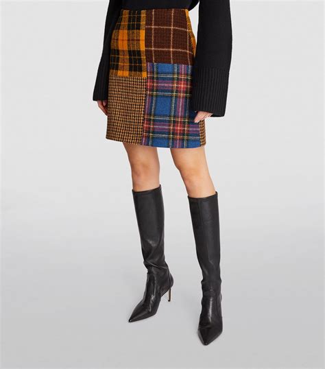 Weekend Max Mara Patchwork Mini Skirt Harrods Hk