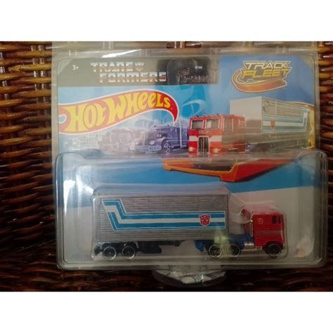 Jual Hot Wheels Track Fleet Transformers Optimus Prime Shopee Indonesia
