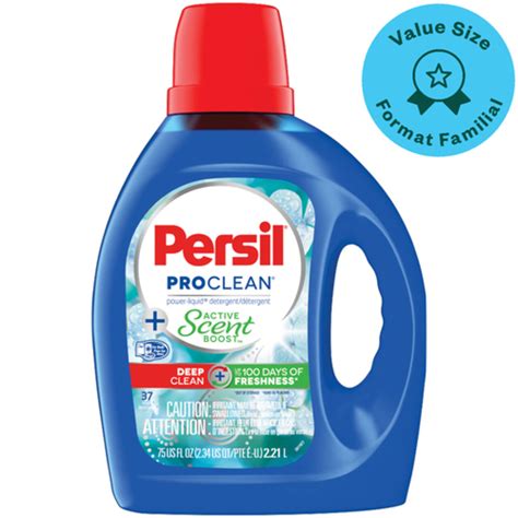 Persil Liquid Laundry Detergent Active Scent Boost Value Size 2 21 L